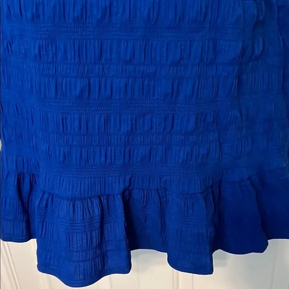 Blue Ruffled Dress - Picture 4 of 6